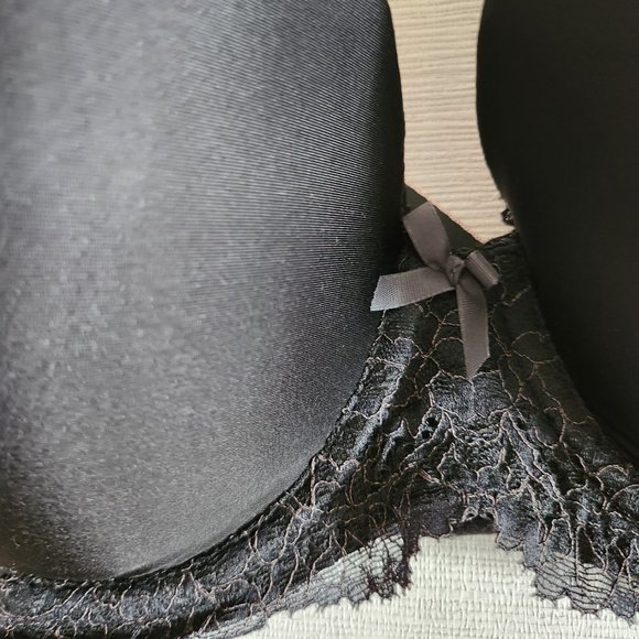 New Victoria's Secret Dream Angels Lined Demi Bra Floral Lace Size 32DDD (32F) - Picture 4 of 11